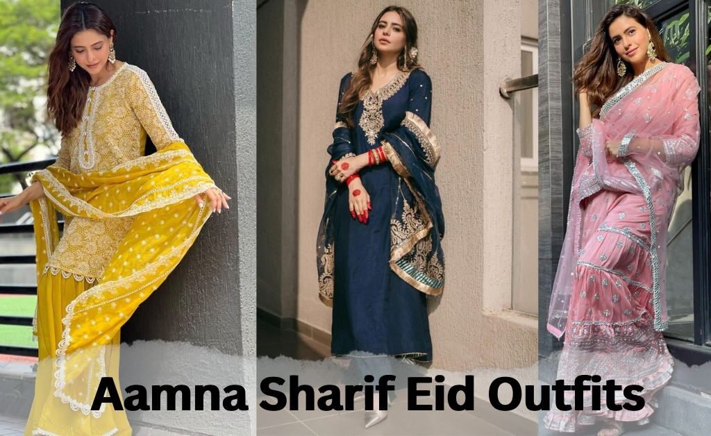 Aamna Sharif Bakrid outfits