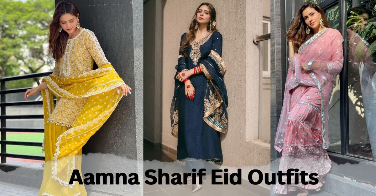 Aamna Sharif Bakrid outfits