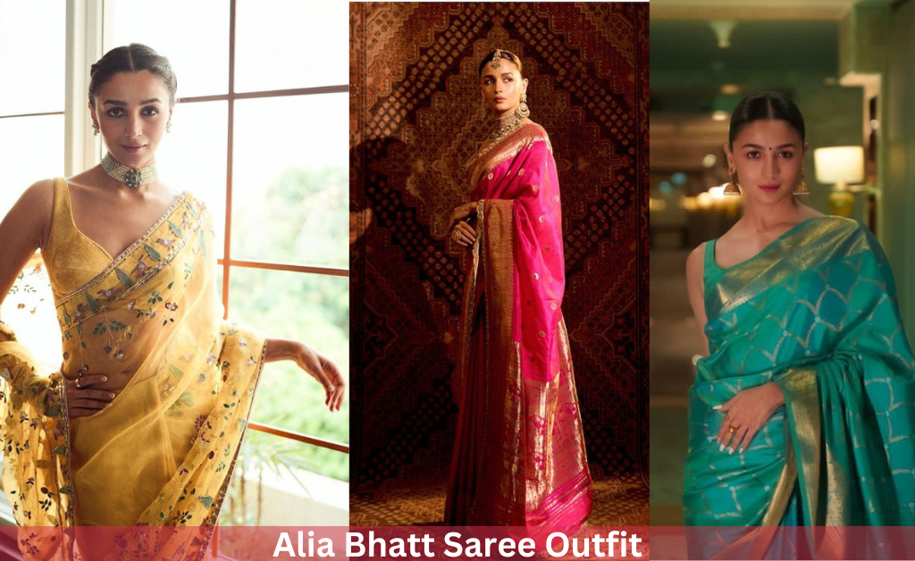 Alia Bhatt Saree Outfit