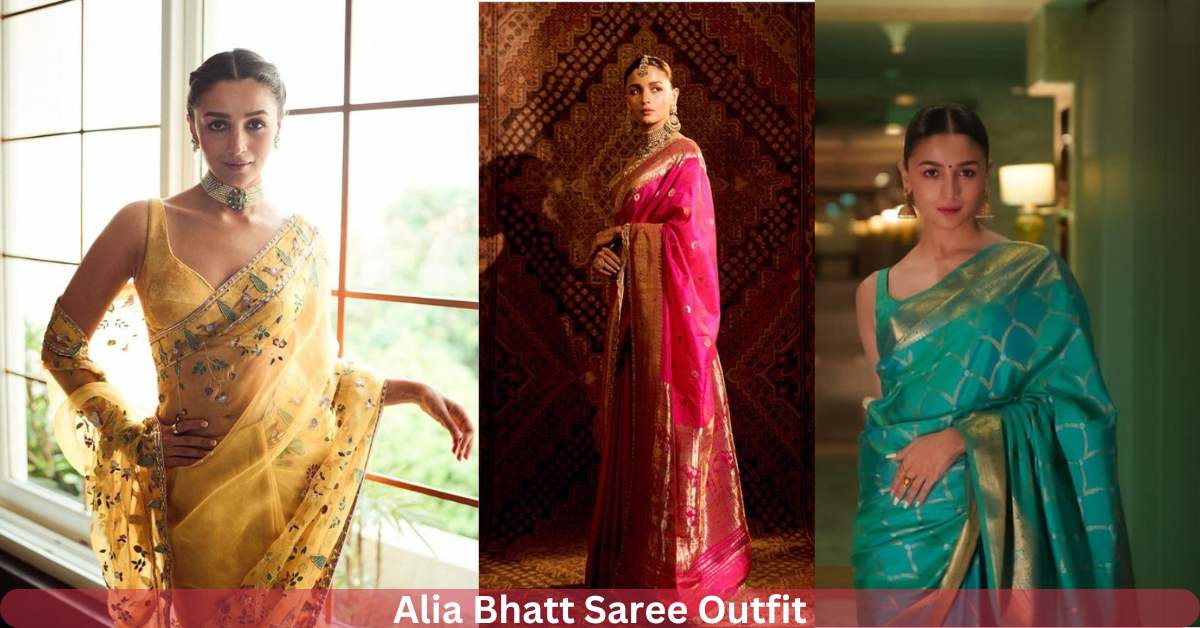 Alia Bhatt Saree Outfit