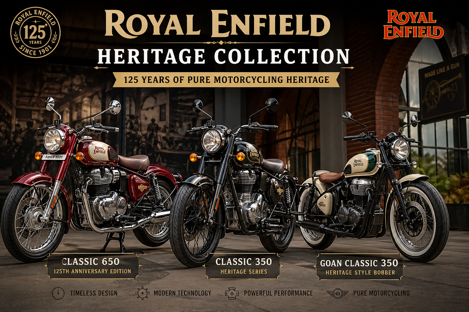 Royal Enfield Heritage Collection की नई क्लासिक बाइक्स 2026