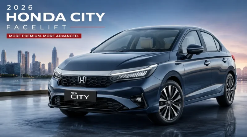Honda City Facelift 2026 launch imaze