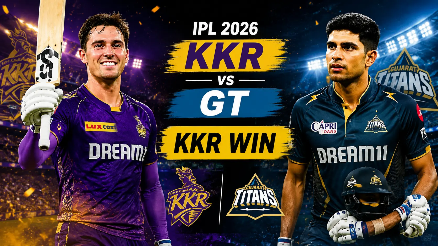 KKR vs GT Live Match prediction