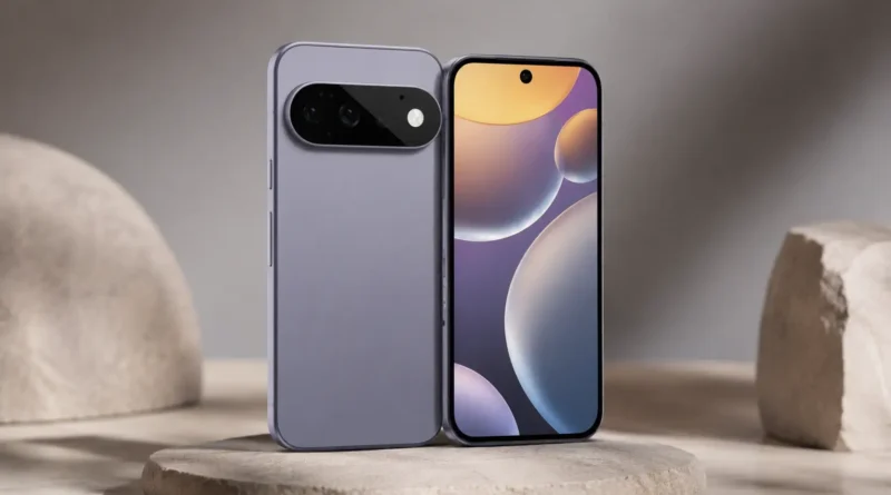 Google Pixel 11 Pro का प्रीमियम स्मार्टफोन डिज़ाइन, जिसमें बैक और फ्रंट व्यू के साथ ट्रिपल कैमरा मॉड्यूल और एज-टू-एज डिस्प्ले दिखाई दे रहा है।