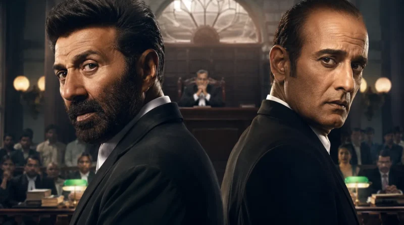 Ikka Movie 2026 कोर्टरूम थ्रिलर पोस्टर में दो वकील आमने-सामने और पीछे जज का दृश्य