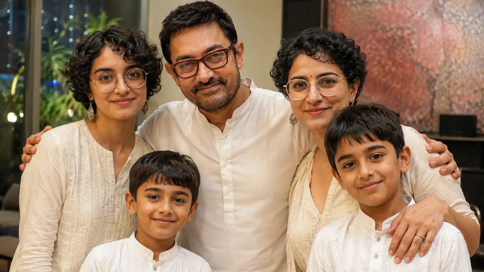 Aamir Khan family Photo