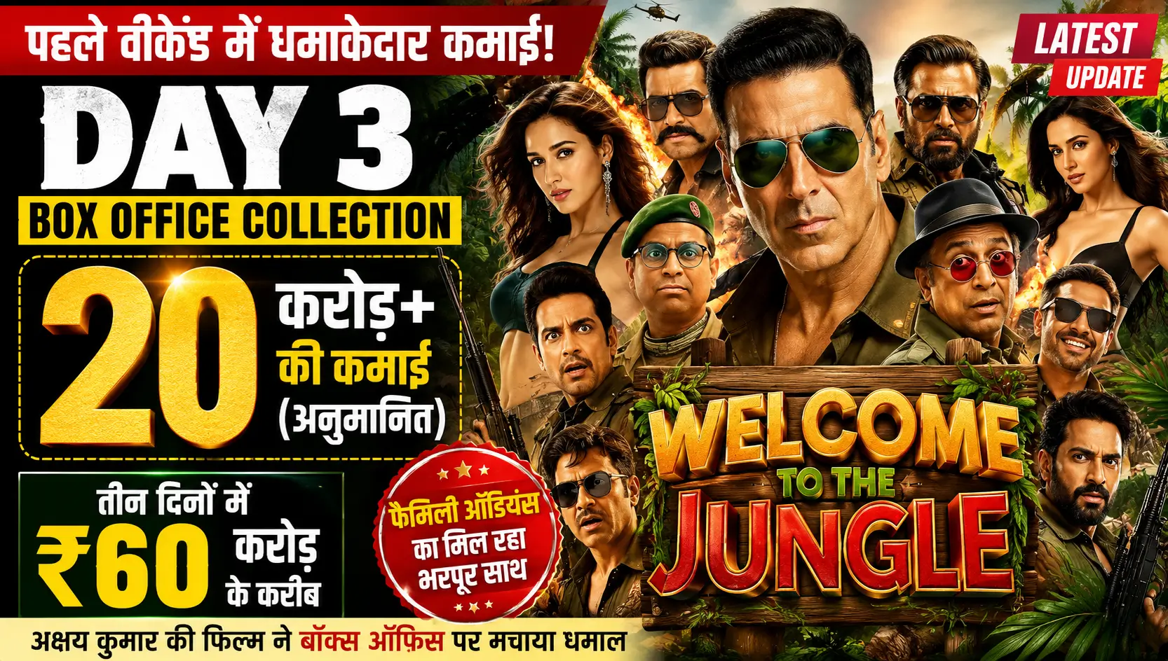Welcome to the Jungle Box Office Collection Day 3