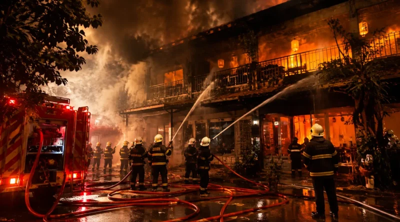 Delhi Fire News AI Generated Photo