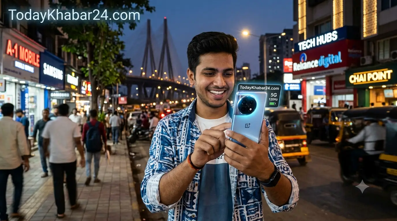 OnePlus N6X India Launch 2026 with 7000mAh battery, 120Hz display and premium Ice Blue design.