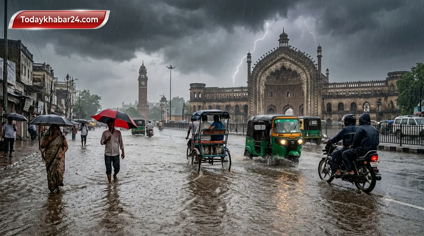 भारी से बहुत भारी बारिश, तेज हवाएं और आकाशीय बिजली गिरने की संभावना है। ऐसे में लोगों को अतिरिक्त सतर्क रहने की सलाह दी गई है।