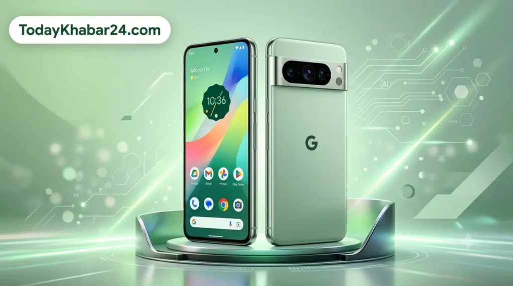 Google Pixel 11 Series का नया Frost Pistachio कलर वेरिएंट, प्रीमियम डिज़ाइन और फ्लैगशिप स्मार्टफोन लुक के साथ लॉन्च से पहले सामने आया।