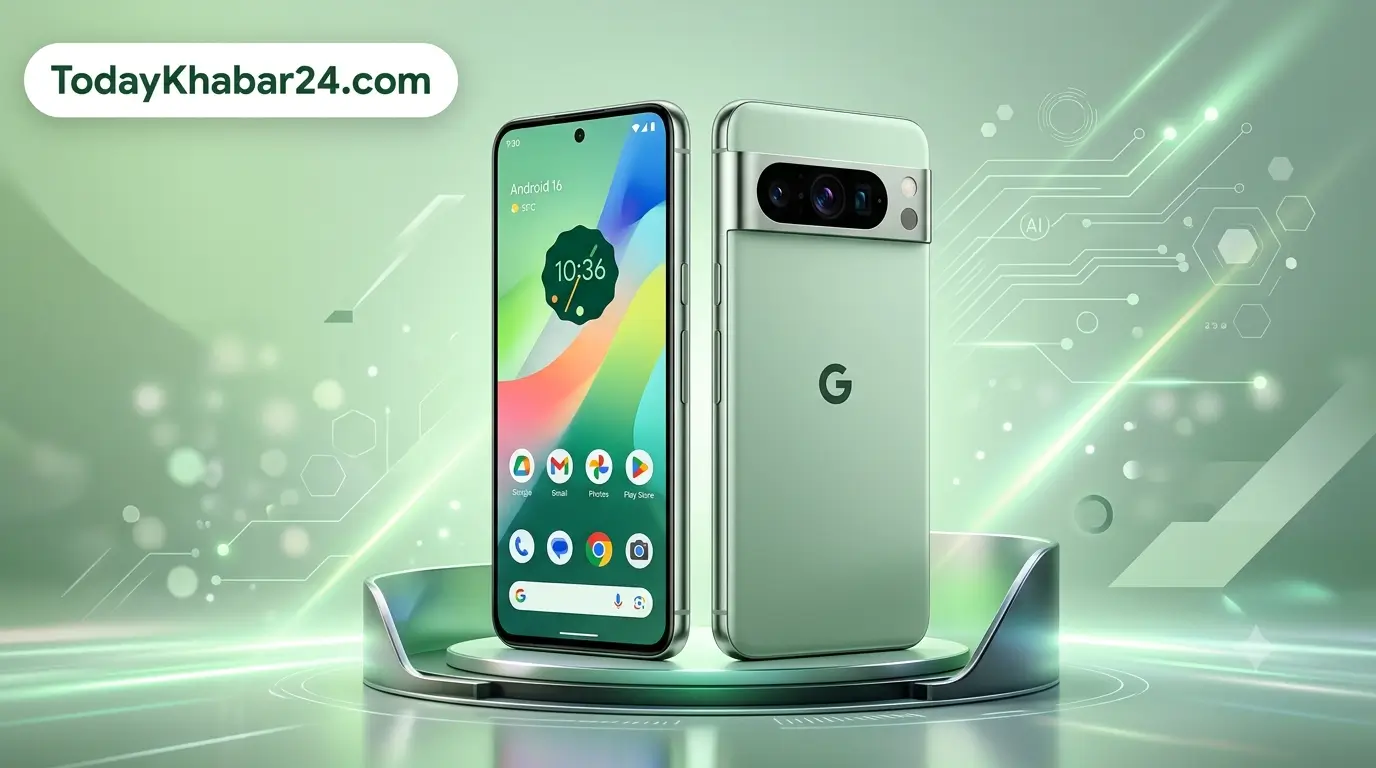 Google Pixel 11 Series का नया Frost Pistachio कलर वेरिएंट, प्रीमियम डिज़ाइन और फ्लैगशिप स्मार्टफोन लुक के साथ लॉन्च से पहले सामने आया।