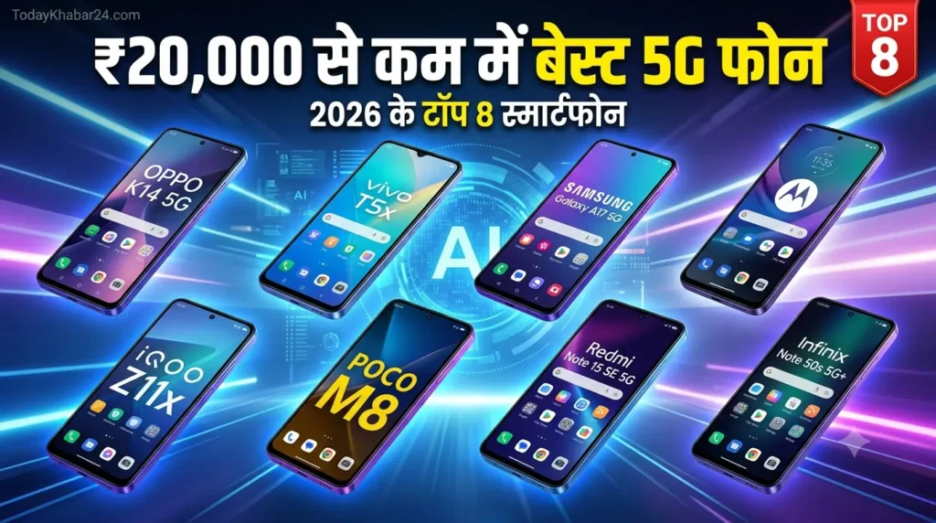 अगर आप नया 5G smartphone खरीदने की योजना बना रहे हैं और आपका बजट ₹20,000 तक है, तो आपके लिए अच्छी खबर है।