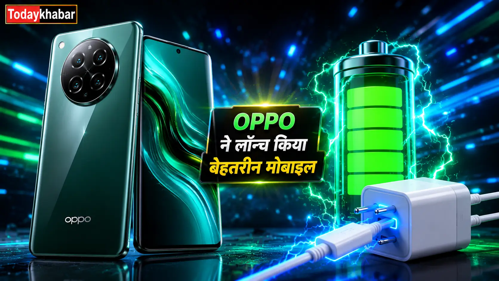 OPPO A7 Pro Max स्मार्टफोन की AI जनरेटेड इमेज, जिसमें 10,000mAh बैटरी और 80W फास्ट चार्जिंग को दर्शाया गया है।