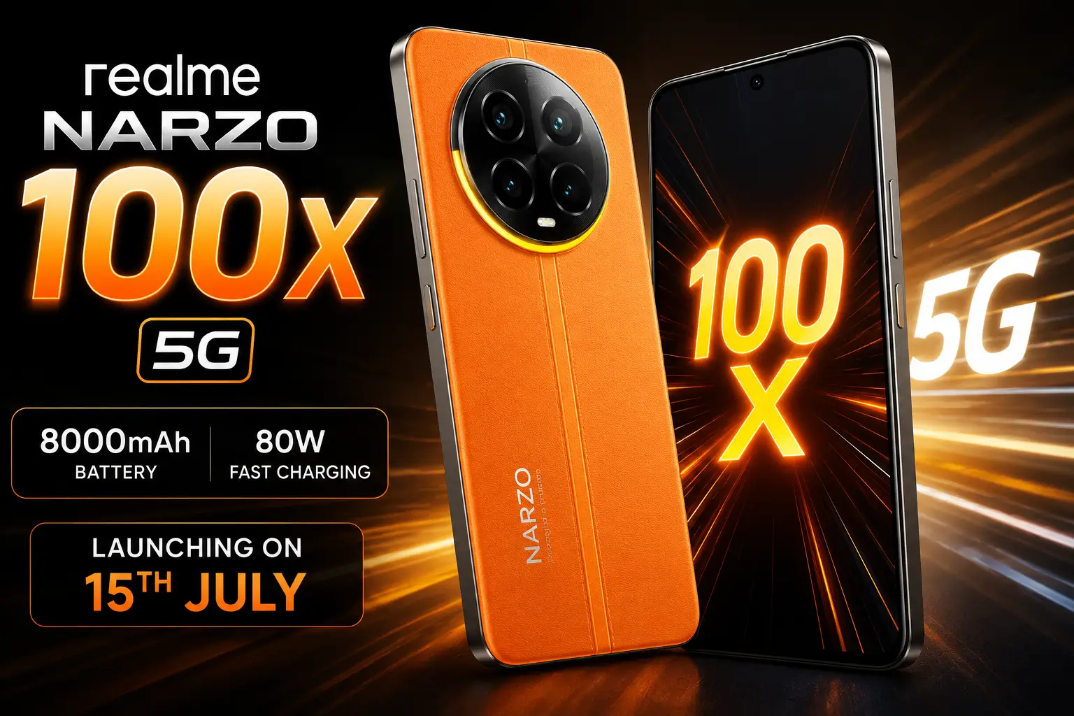 Realme Narzo 100x 5G full detail hindi