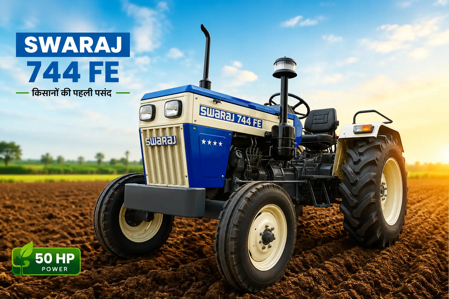 Swaraj 744 FE image
