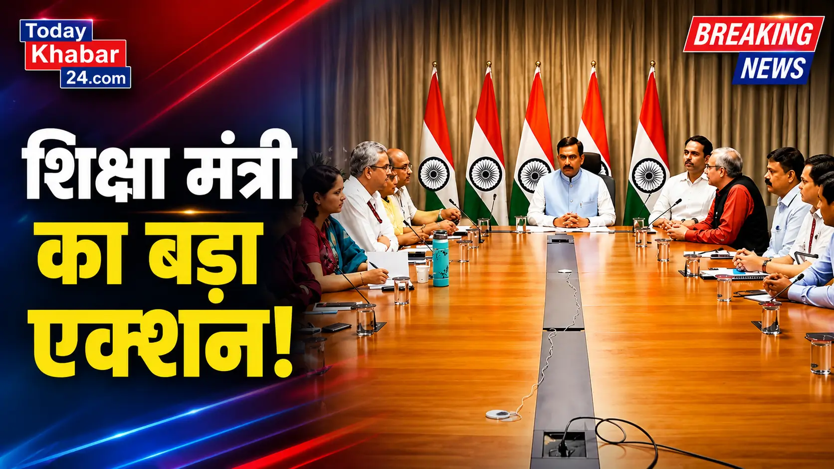 प्रह्लाद जोशी ने शिक्षा मंत्री का कार्यभार संभालने के बाद वरिष्ठ अधिकारियों के साथ पहली समीक्षा बैठक की, शिक्षा सुधारों पर चर्चा करते हुए।