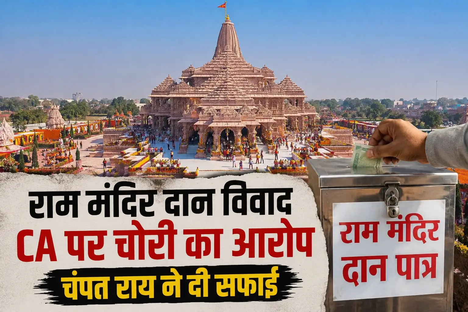 Ayodhya Ram Mandir donation scam 2026 फोटो