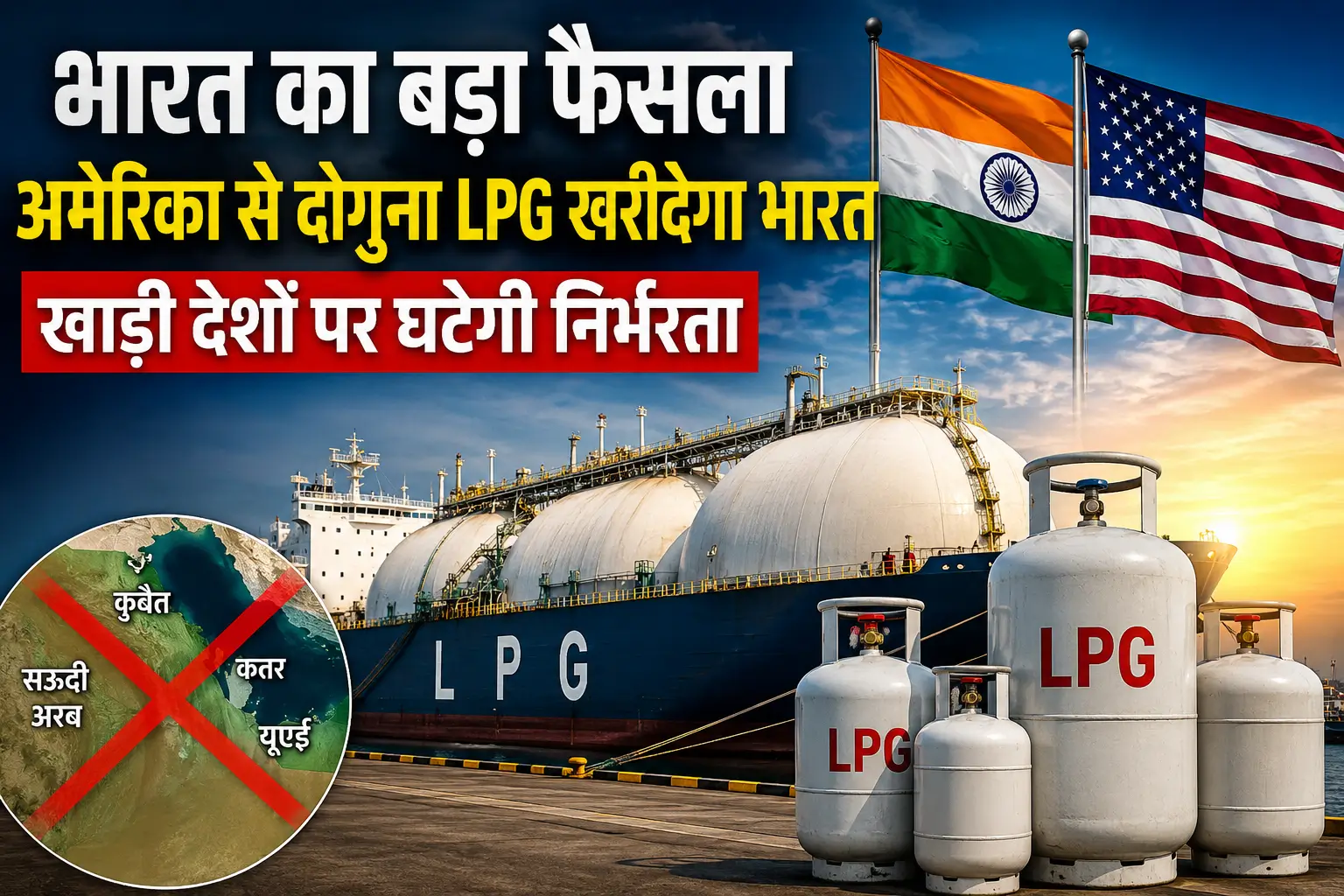 भारत GAS सिलेंडर LPG