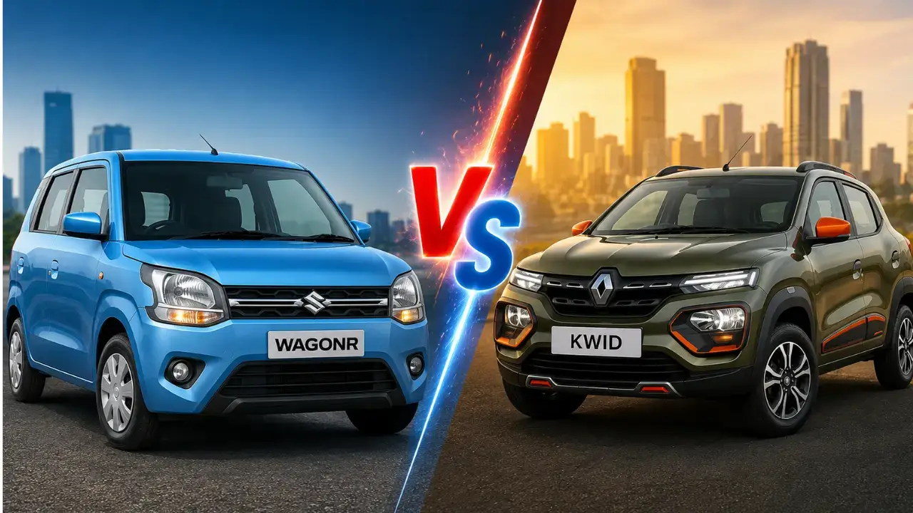 WagonR vs Kwid कार तुलना