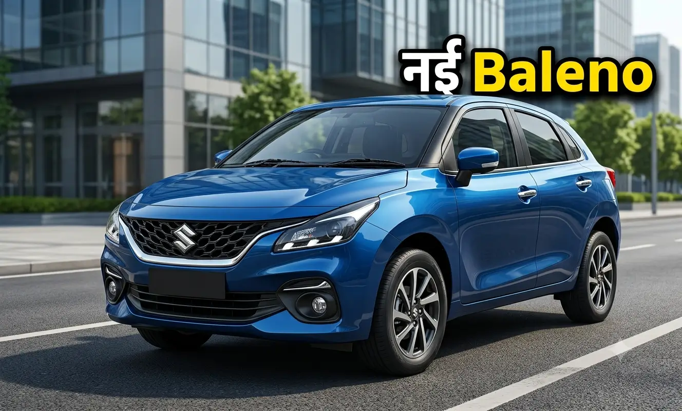 Maruti Baleno Price India 2026: नई बलेनो कार की कीमत, माइलेज और फीचर्स दिखाती हुई इमेज