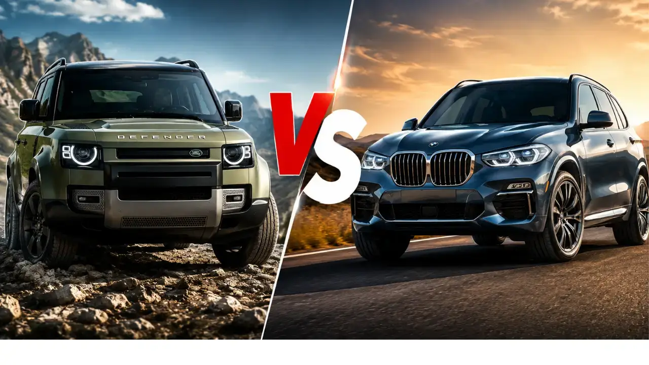 Land Rover Defender vs BMW X5 SUV comparison