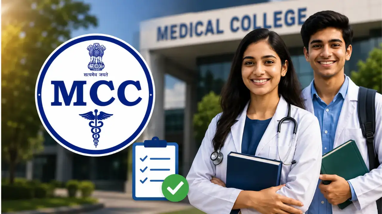 MCC Counselling 2026 के लिए मेडिकल कॉलेज और छात्रों की तस्वीर