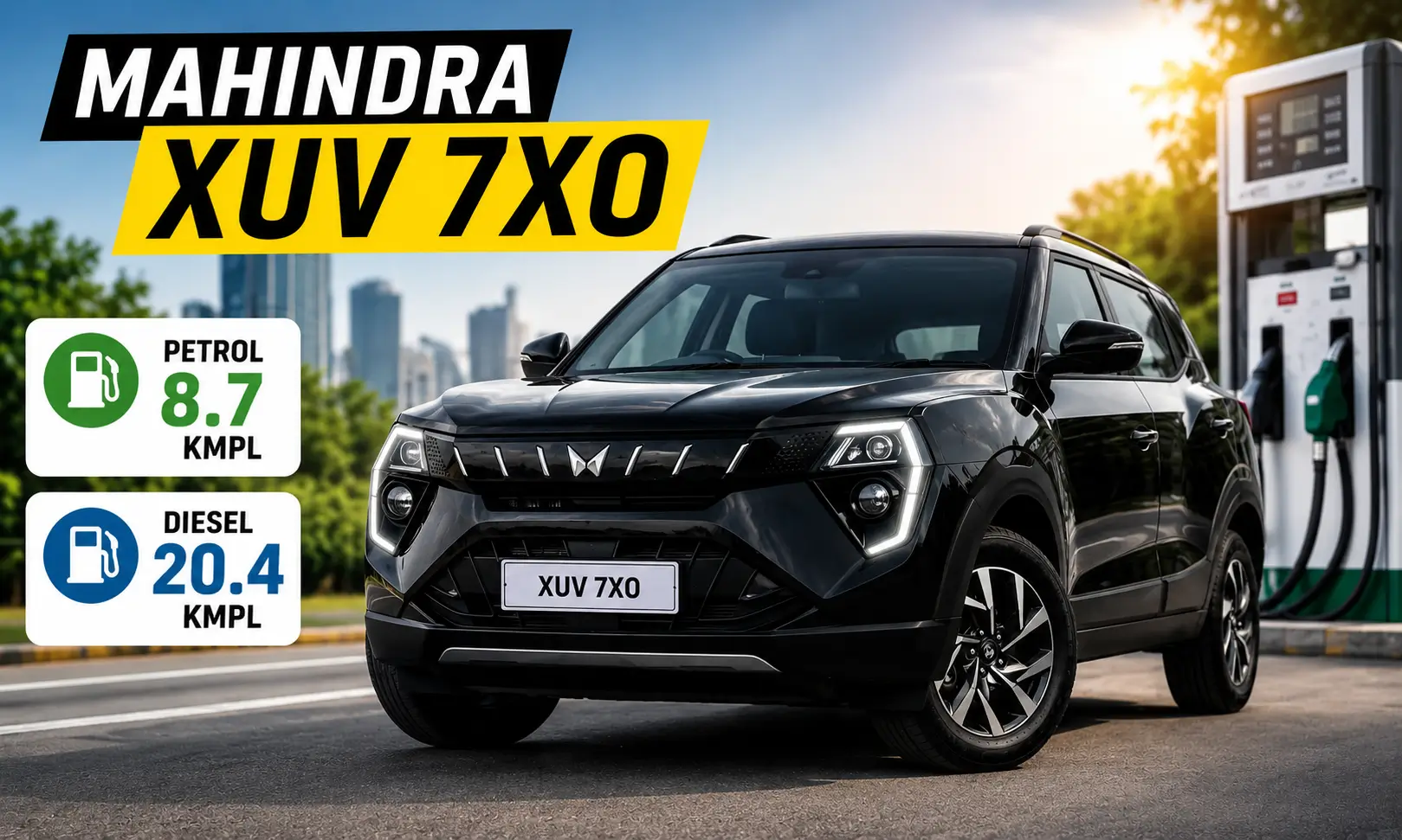 Mahindra XUV 7XO Mileage Petrol Diesel