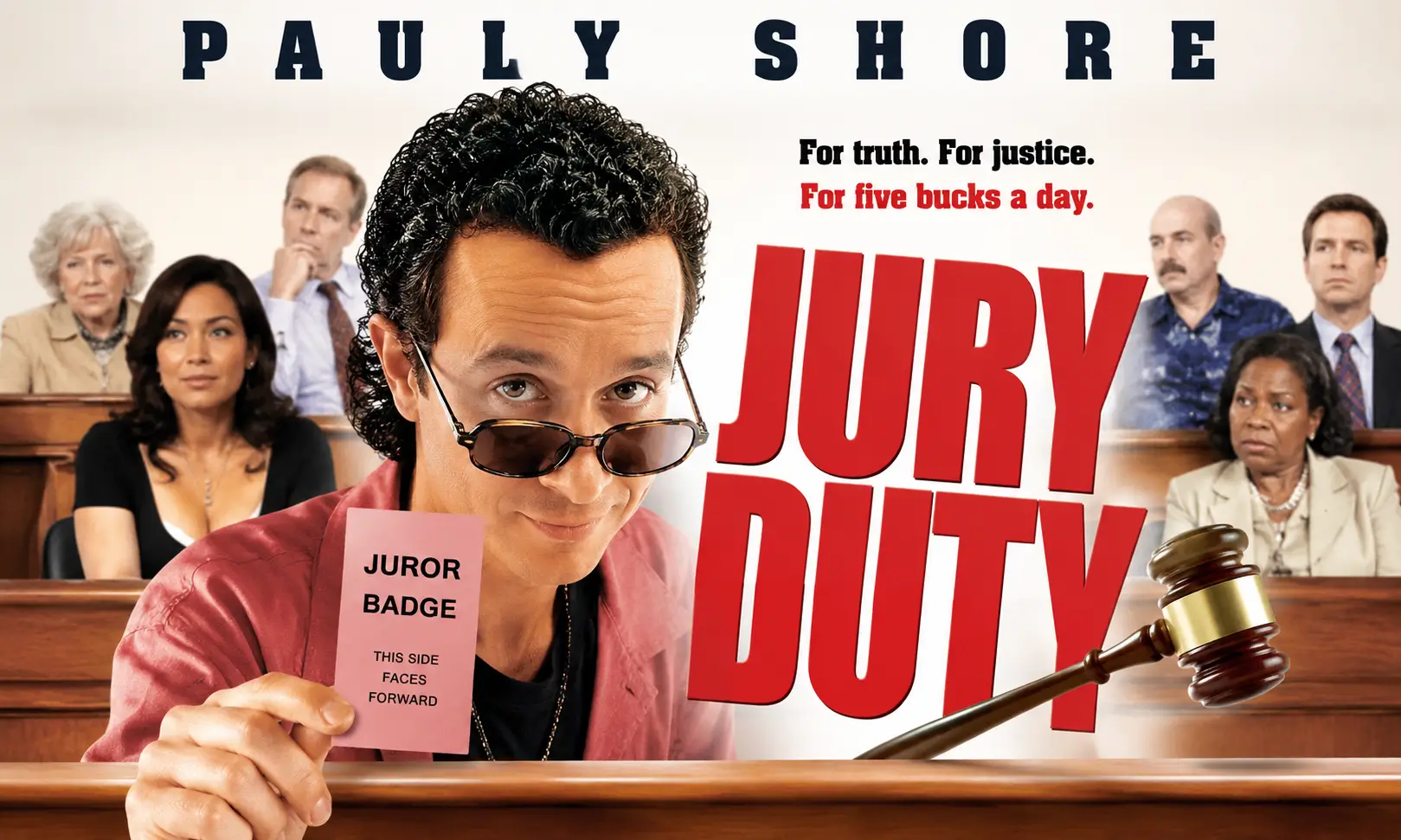 Jury Duty Movie 1995 Pauly Shore courtroom comedy scene