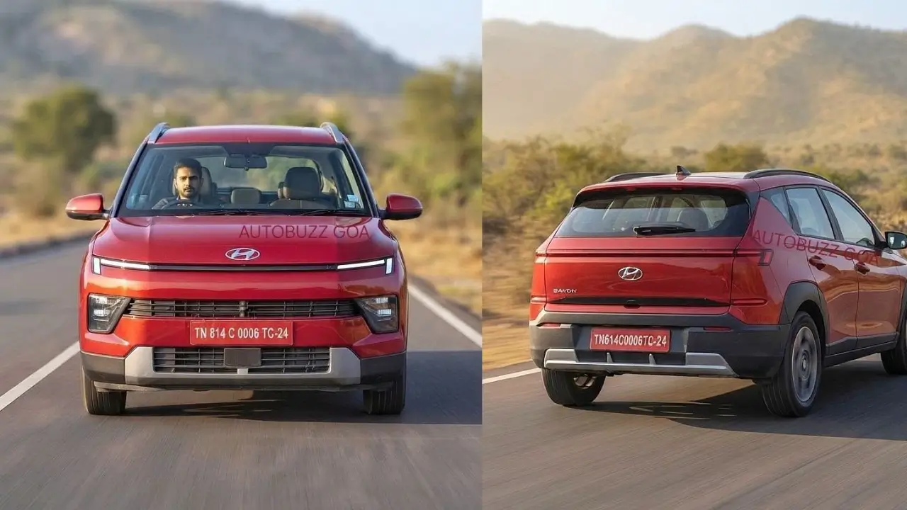 Hyundai Bayon नई SUV का फ्रंट डिजाइन